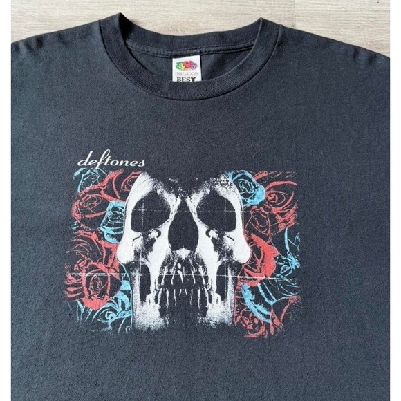 Gildan Other - Vintage Y2k 2003 Deftones Self Titled Album Promo Graphic T-Shirt Sz Mens Large
